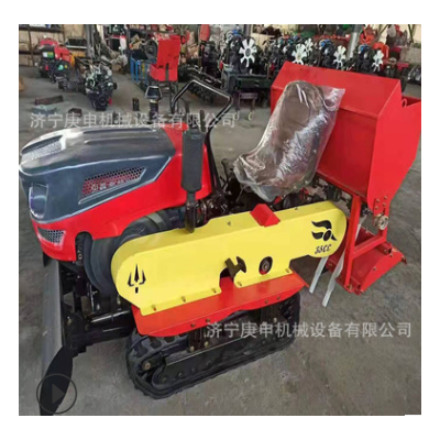 園林草坪開荒除草機(jī) 乘坐式遙控旋耕機(jī) 履帶式田園管理機(jī)
