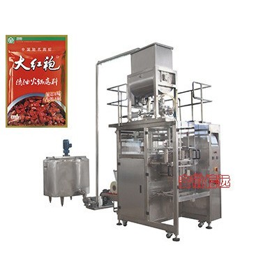 小袋裝醬料自動(dòng)給袋式包裝機(jī) 小包醬料自動(dòng)連包設(shè)備