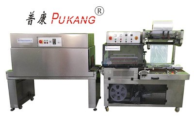 全自動不銹鋼L型封切收縮包裝機，304不銹鋼紙盒包膜機，包膜機