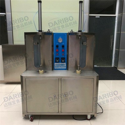 商場超市用氣電一體鳳梨菠蘿削皮機(jī)不銹鋼單頭雙頭大型瓜果刮皮機(jī)