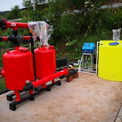 水肥一體機智能灌溉農田手機控制一體式自動過濾施肥澆水控制器