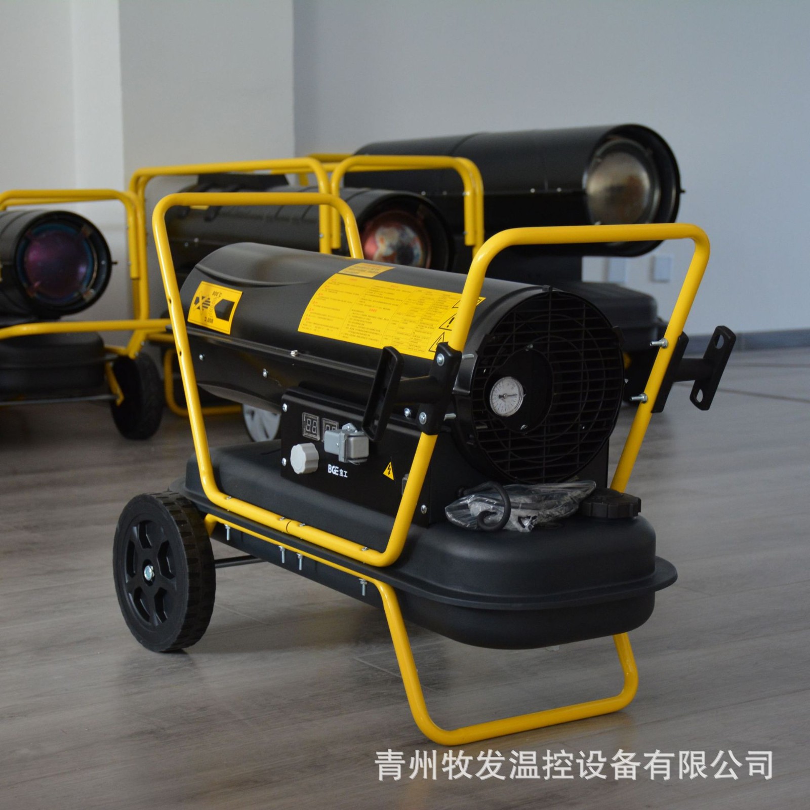 工業燃油暖風機 大棚用手推式柴油取暖器 小型多功能熱風機