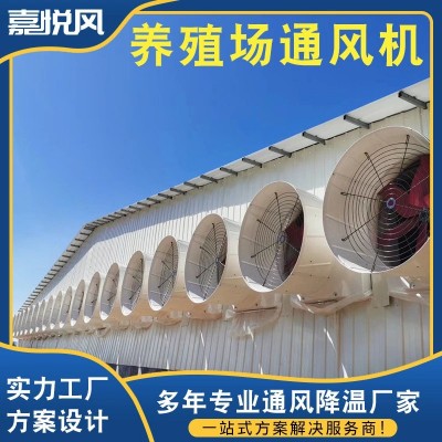 養(yǎng)殖場降溫通風(fēng)工程 包安裝飼養(yǎng)基地降溫玻璃鋼喇叭型負(fù)壓通風(fēng)機(jī)