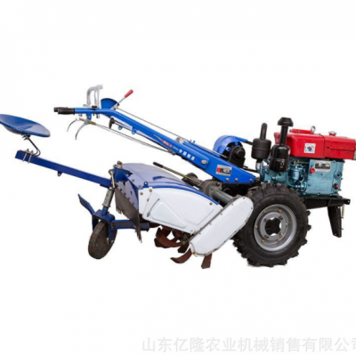 電啟動手扶旋耕機(jī)價格 微型手扶耕地機(jī) 大輪水稻田手扶打地機(jī)
