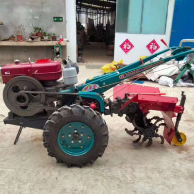 家用小型手扶拖拉機(jī) 大棚果園柴油微耕機(jī) 自走式開溝犁地機(jī)
