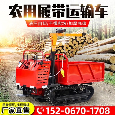 3噸履帶運(yùn)輸車(chē)山地爬山虎農(nóng)用自卸車(chē)小型爬坡王全地形履帶運(yùn)輸車(chē)