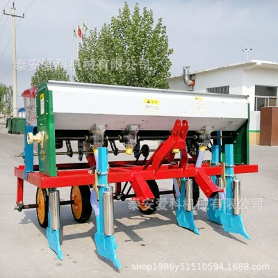 新款四輪車大豆點(diǎn)播機(jī)玉米綠豆2-8行拖拉機(jī)帶種植機(jī) 施肥播種機(jī)