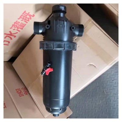 網式過濾器廠家出售75mm塑料網式過濾器T型2.5寸全塑過濾器
