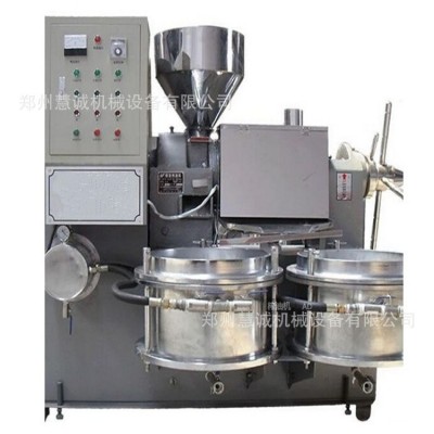 中型油坊螺旋榨油機(jī) 100型全自動(dòng)橡膠籽榨油機(jī) 商用柑橘籽榨油機(jī)