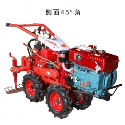 四輪帶大蒜播種收獲機 農(nóng)用螺旋式種蒜機器 大蒜種植機廠家