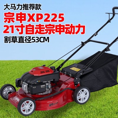 汽油草坪機宗申XP225動力自走割草機四沖剪草機XP160手推除草機