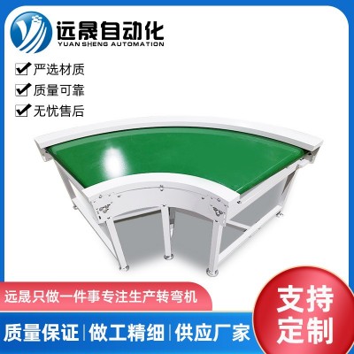 廠家供應(yīng)環(huán)形90度度導(dǎo)輪式拐角機 食品行業(yè)皮帶轉(zhuǎn)彎機