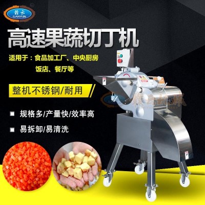 贛云機械高速切丁機 對球莖類果菜進行切丁切條加工設備 廠家直供