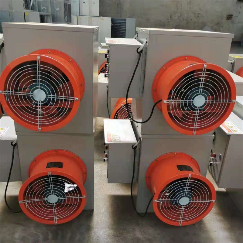 養殖風機 育雛升溫取暖設備 溫室大棚電暖風扇 15kw電加熱風機