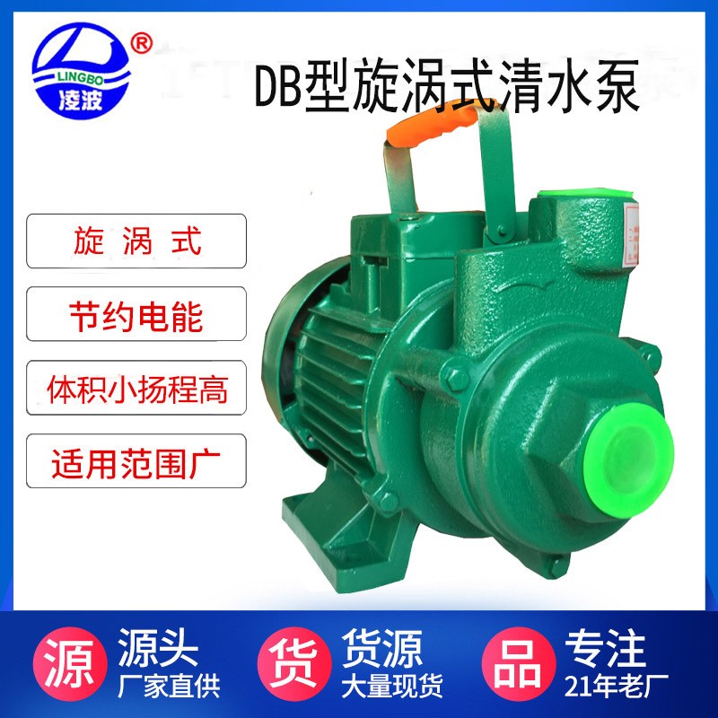 供應凌波牌1DB-35旋渦式清水泵臥式單相微型家用清水泵質優價廉