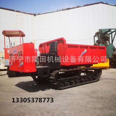 全地形爬坡虎履帶運(yùn)輸車(chē) 農(nóng)用自卸履帶運(yùn)輸車(chē) 田地搬運(yùn)手扶履帶車(chē)