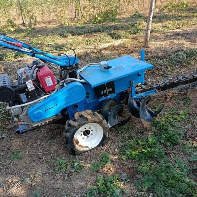豐超 手推鏈條開溝機 柴油埋水管挖溝機 電光纜打溝機