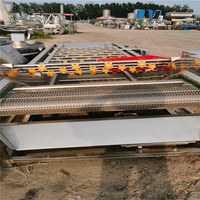 出售二手連續(xù)式凈菜加工設(shè)備全自動(dòng)氣泡清洗機(jī)蔬菜水果氣泡清洗機(jī)