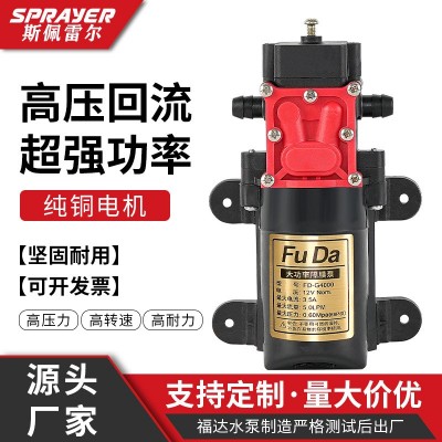 福達(dá)定制電動噴霧器隔膜泵高壓回流水泵直銷價噴霧洗車器水泵配件
