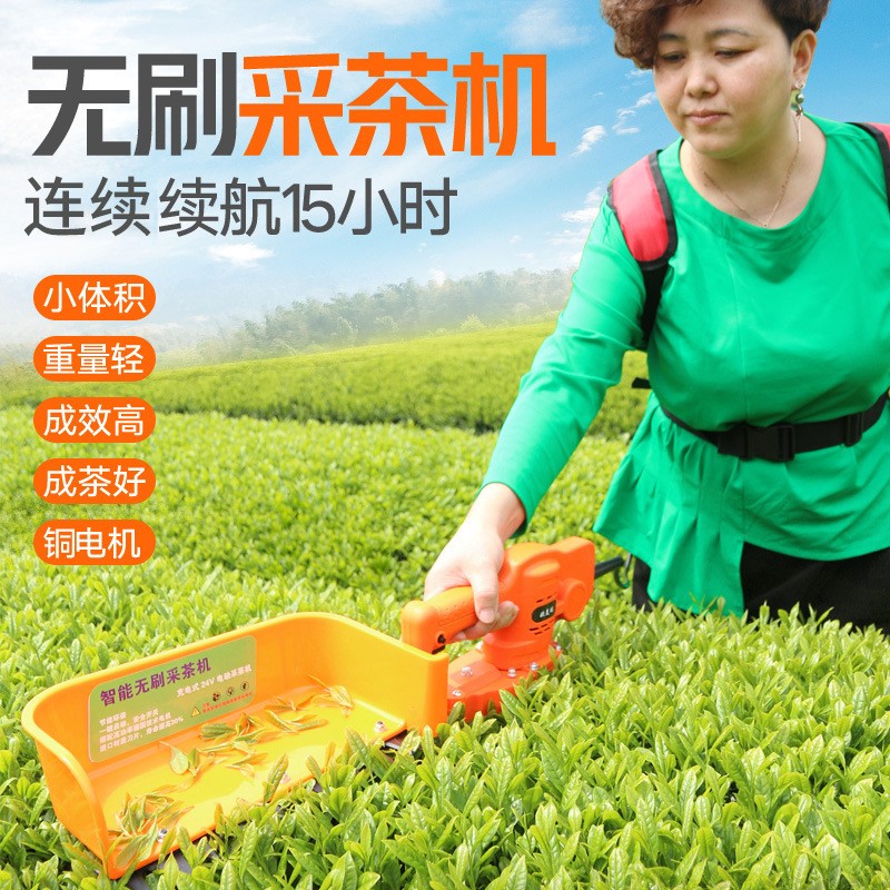 無刷電動采茶機單人便攜式小型迷你修剪機充電式綠籬機茶葉采摘機