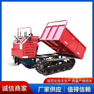 廠家供應(yīng)小型手扶履帶運輸車農(nóng)用全地形四不像多功能自卸車