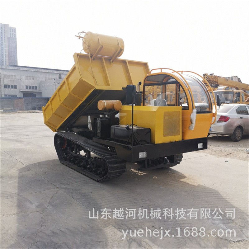 越河YH-LYQ8G型號8T液壓翻斗自卸車產品載重8000kg 履帶運輸車