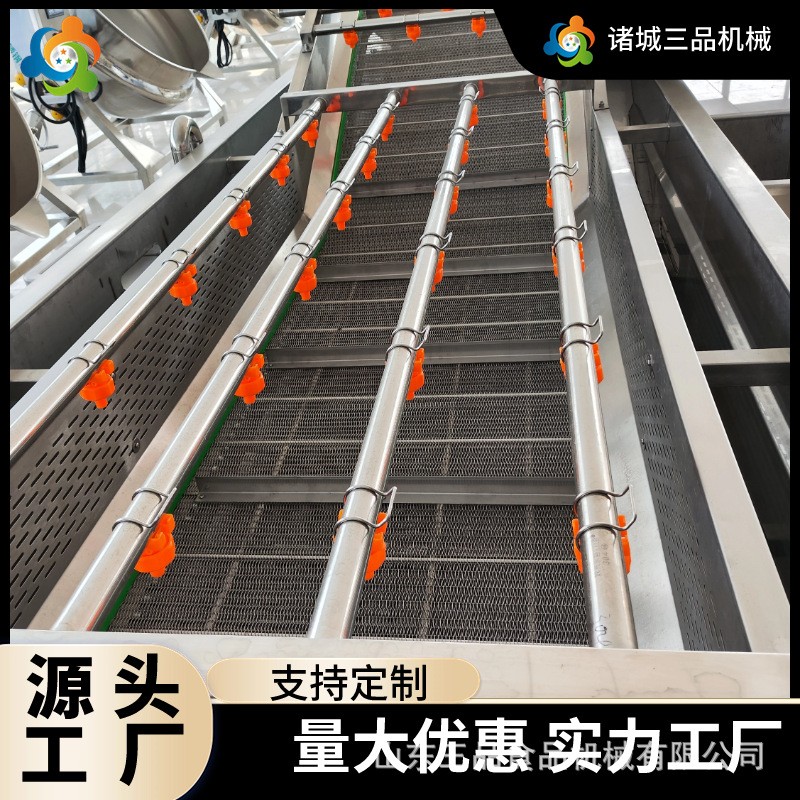 莧菜高壓噴淋清洗機 預制菜清洗機 空心菜氣泡清洗機