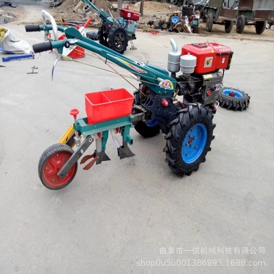 手扶拖拉機15馬力121底盤農用兩輪手扶拖拉機多種用途可帶犁除草