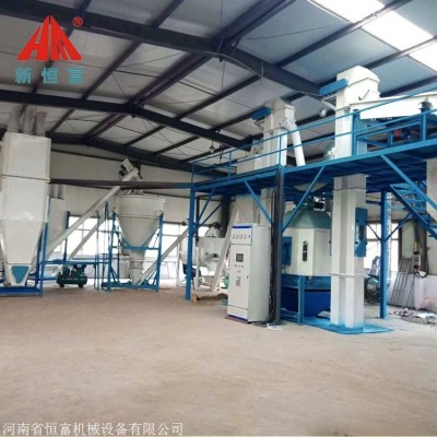 恒富機(jī)械 全自動飼料加工機(jī)組 大型飼料顆粒設(shè)備 設(shè)備制粒粉碎一體化