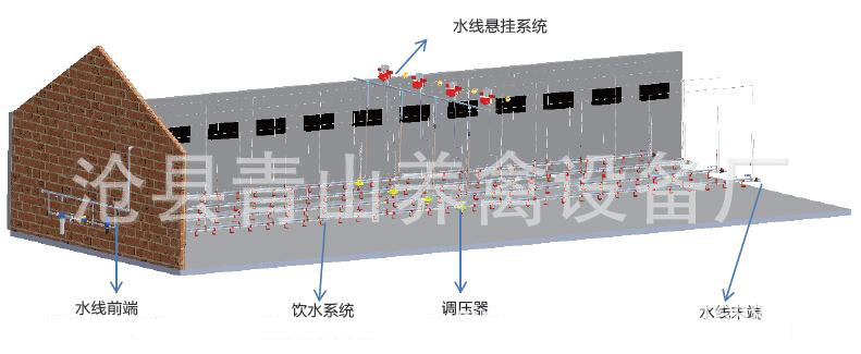供應(yīng)養(yǎng)雞水線 全自動(dòng)養(yǎng)雞水線 肉雞養(yǎng)殖設(shè)備 平養(yǎng)雞料線 水線