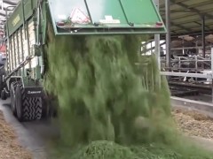 不可思議的轉子切割機，能把成卷的草料打成碎末 轉子切割機 畜牧機械 奶牛養殖 機械化 粉草機